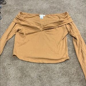 brownish long sleeve